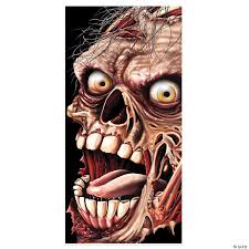 Zombie Face Door Cover