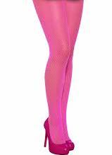 Pink Glitter Fishnet Tights