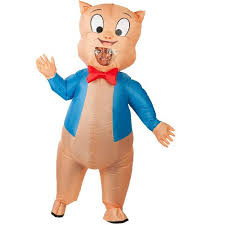 Porky Pig Size Inflatable Costume