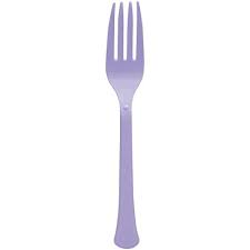 Lavender Plastic Forks - 50ct.