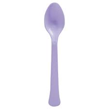 Lavender Plastic Spoons - 20ct.