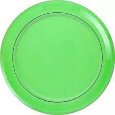 16" Kiwi Green Transparent Catering Tray