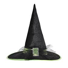 Black and Green Witch Hat