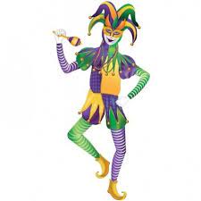 Mardi Gras Jester Cutout