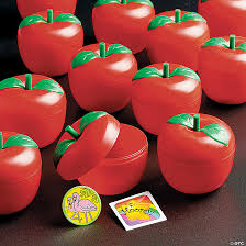 Toy Filled Bobbing Apples