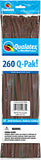 260Q Qualatex Balloons- Chocolate Brown