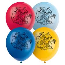 Spiderman 12" Latex Balloons - 8ct.