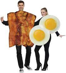 Adult Bacon And Eggs Couples Costume