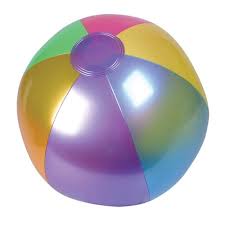Inflatable Metallic Beach Ball