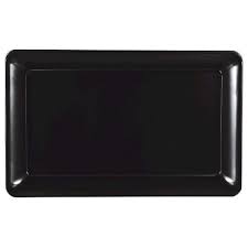 Black Rectangular Tray