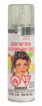 Multicolor Glitter Hairspray