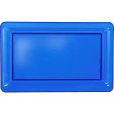 Royal Blue Rectangular Tray