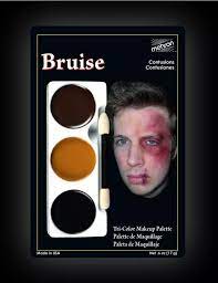 Bruised Tri-Color Greasepaint Makeup