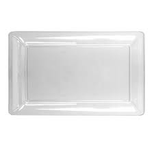 Clear Rectangular Tray