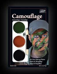Camouflage Tri-Color Greasepaint Makeup