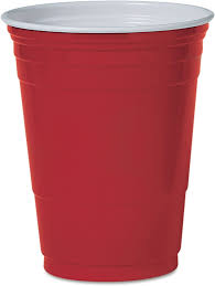 Red 16oz. Plastic Cups - 50ct.