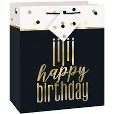 Small Black and White Gift Bag