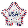 Fourth of July Helium Filled Mylar Balloons