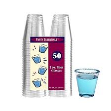 2oz. Clear Shot Glasses - 50ct.