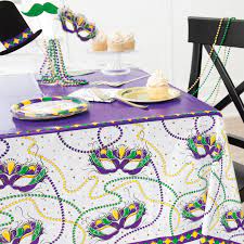 Jazzy Mardi Gras Tablecover