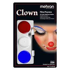 Clown Tri-Color Greasepaint Makeup