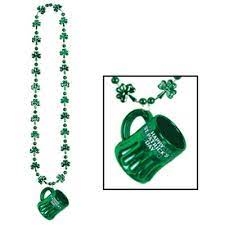 St. Patty's Shamrock Necklace w/Mug