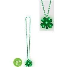 Light Up Shamrock Necklace