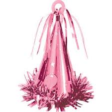 Pink Party Hat Balloon Weight
