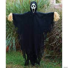 60" Ghost Face Scarecrow Prop