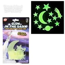 Glow Moon, Stars, and Planet Stick Ons