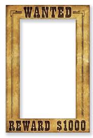 Wanted Poster Photo Frame