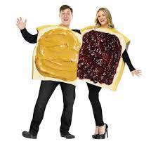 Adults Couples PB&J Costumes