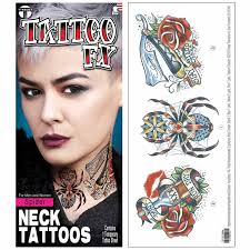 Spider Neck Tattoo FX