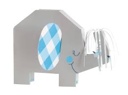 Blue Elephant Center Piece