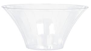 7" Clear Flared Bowl