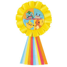 Pokemon Birthday Ribbon Badge