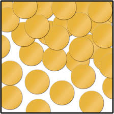 Gold Confetti Dots - 1oz
