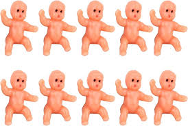 12Ct. Miniature Plastic Babies