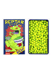 Rugrats Reptar Cereal Candy Tin