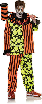 Neon Terror Clown Costume