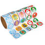 5ct. Christmas Sticker Roll Assortment - 100pcs. Per Roll