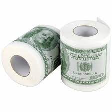 $100 Dollar Print Toilet paper