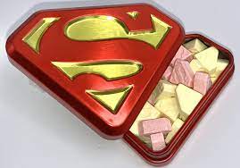 Superman Sour Candy Tin