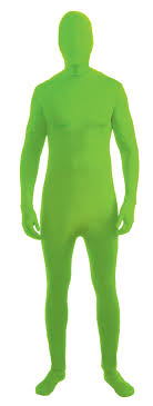 I'm Invisible Neon Green Skin Suit - Child