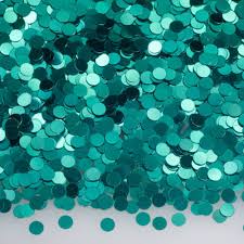 Teal Confetti Dots - 4oz