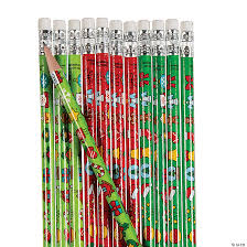 Christmas Icon Pencil Assortment