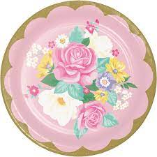 Floral Tea Party 9" Plate