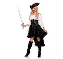 Pirate Wench W/ Lace Skirt