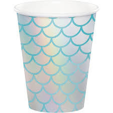 Mermaid Shine 9oz. Paper Cups - 8ct.