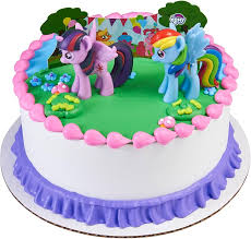 3pc - My Little Pony Cake Topper